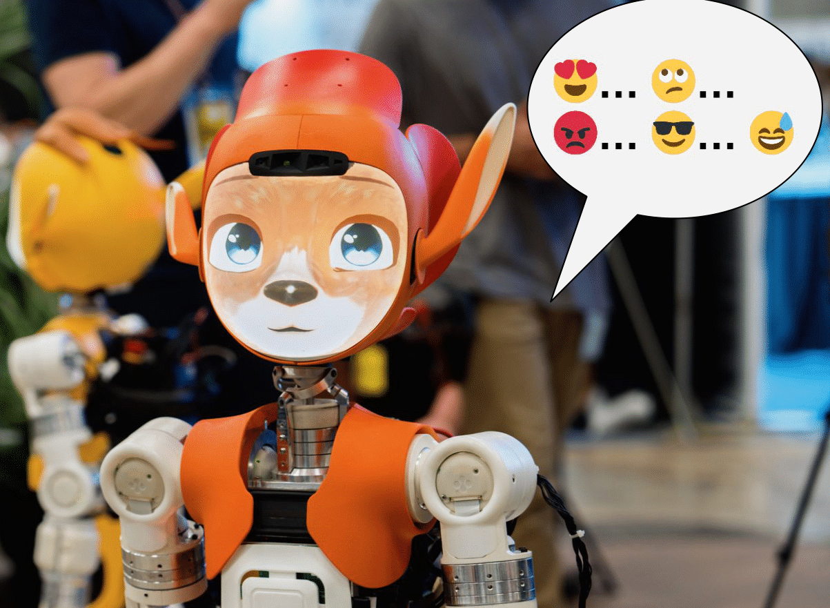 Miroka speaking with emojis